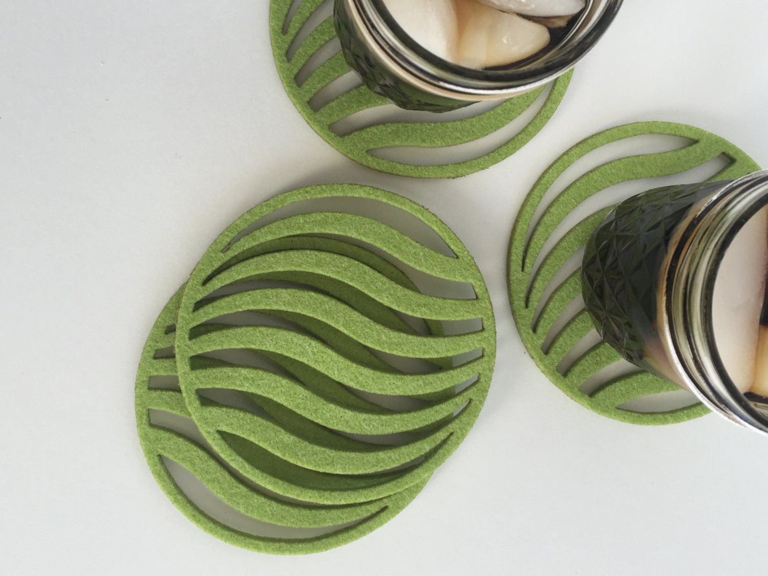 Coasters Drink Coasters Cool Coasters Waves Coasters