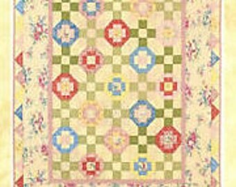 Sweet Posies quilt pattern, no. 125, Late Bloomer Quilts