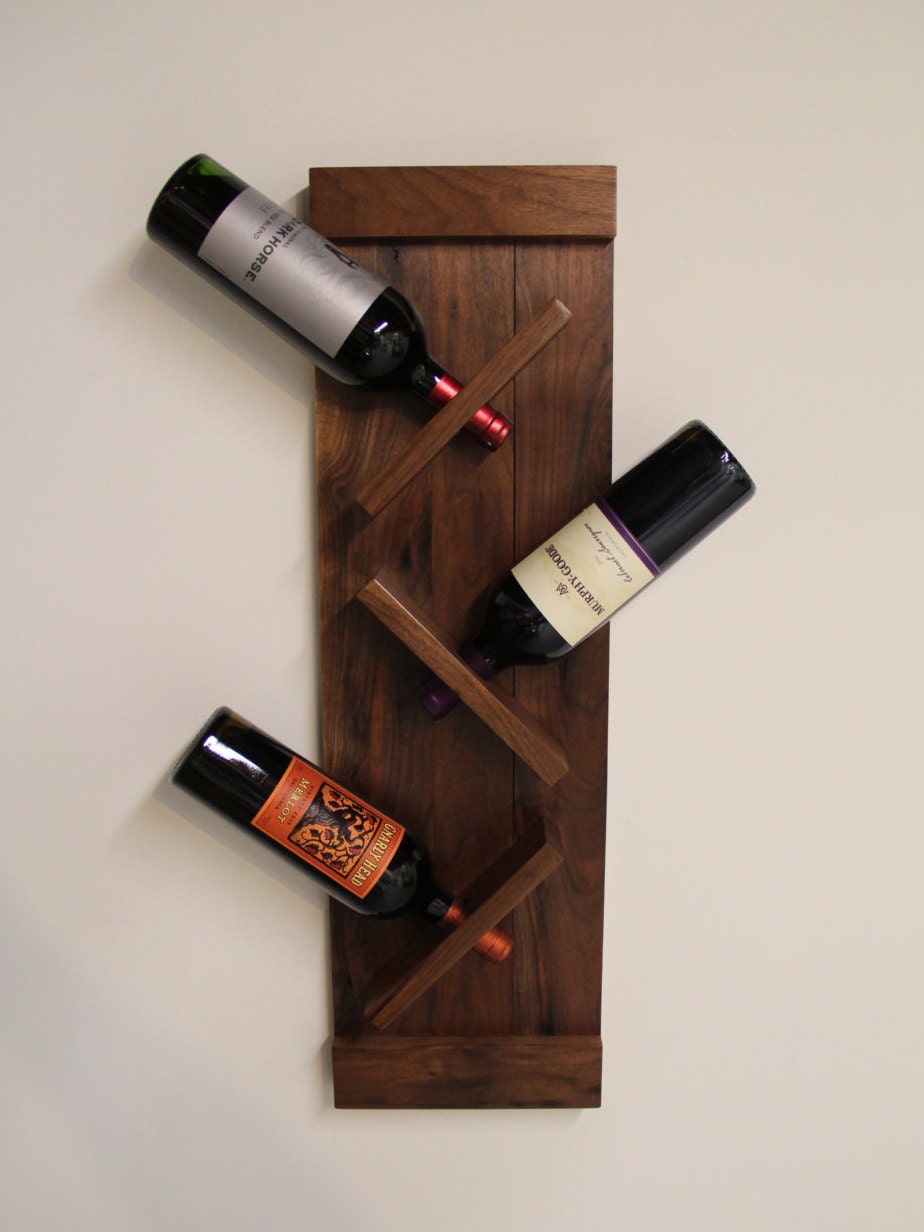 Walnut Wine Rack