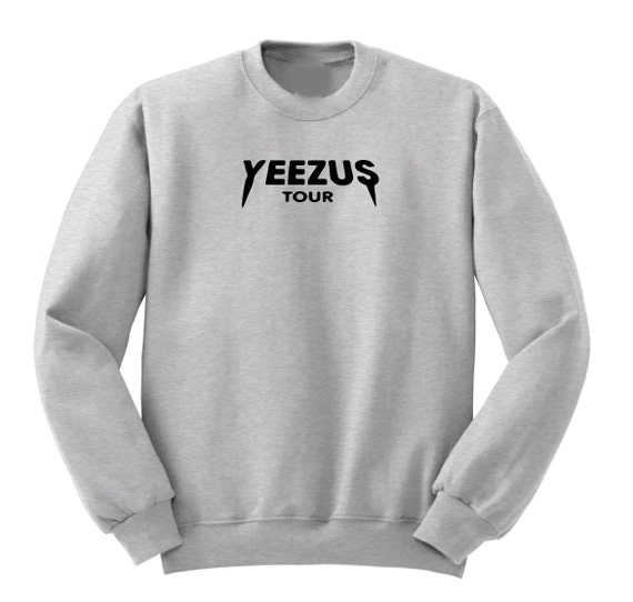 Yeezus Tour Sweater Pullover Kanye West Sweatshirt by HangerSwag