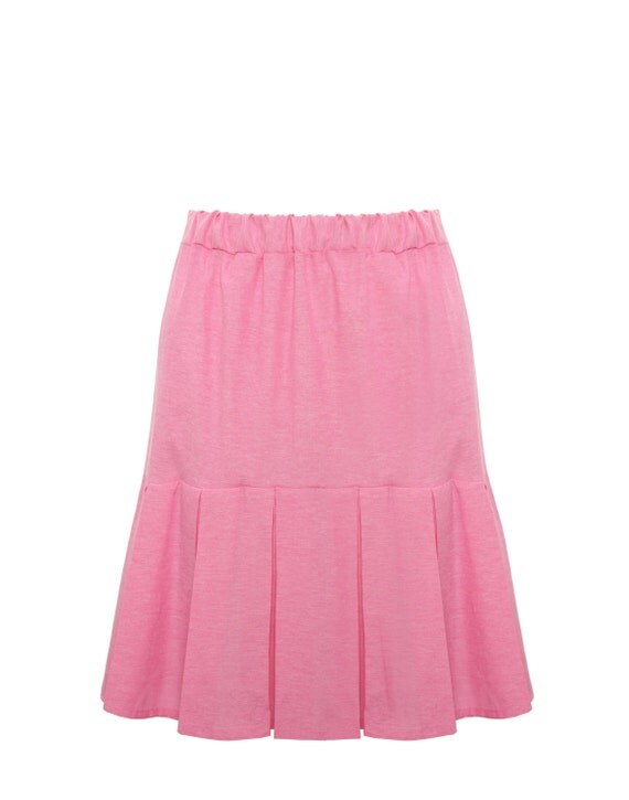 Sale 50% off hot pink Mini Skirt Ruffled Skirt by PIOOPIOOmorvalin