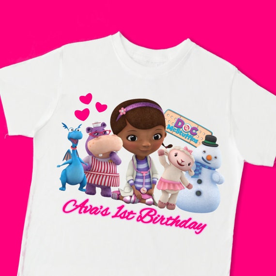 doc mcstuffins custom birthday shirt