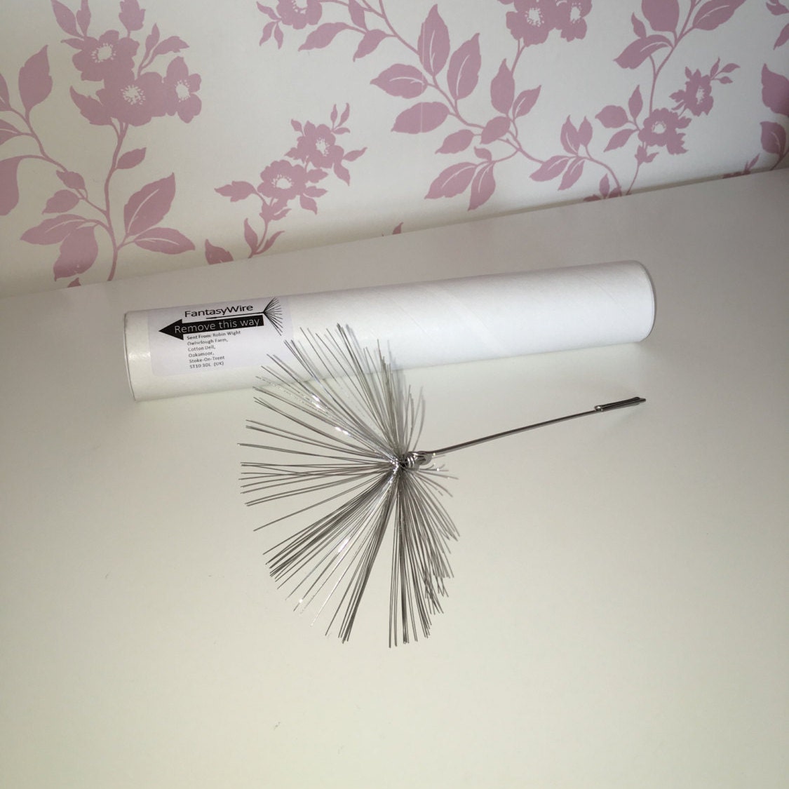 A wire sculpture of a 'Fairy Wish' an individual