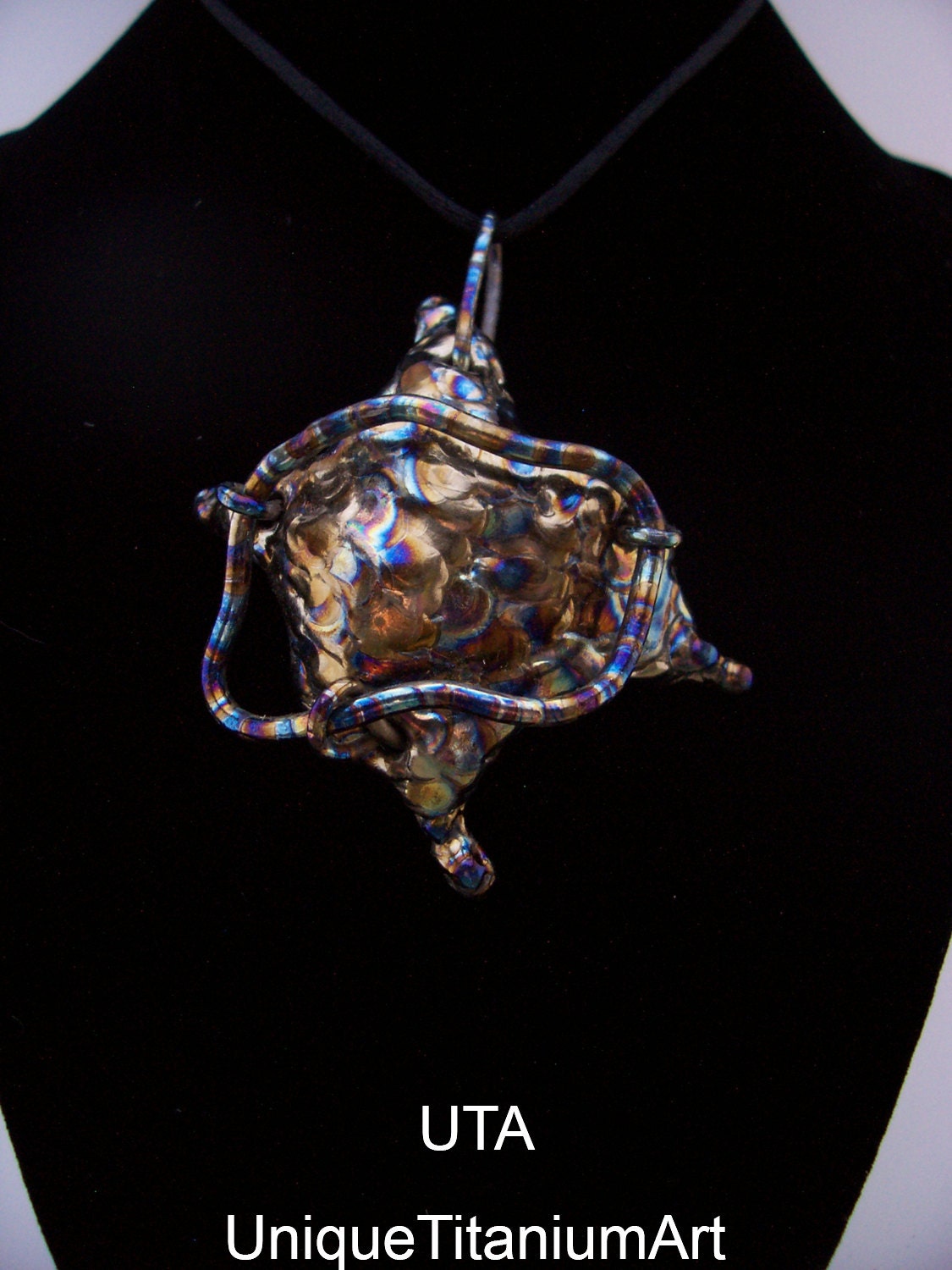 Star Pendant Titanium Pendant Welded Jewelry Weld Art Star
