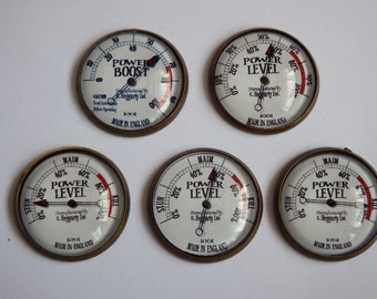 25mm Retro Steampunk Power Gauge Accessory