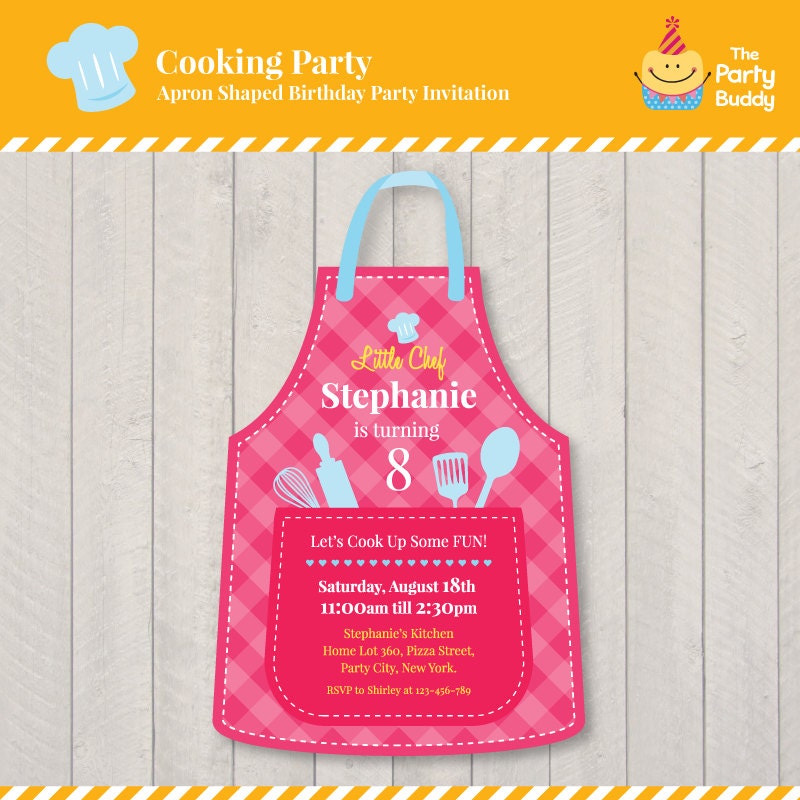 Cooking Party Invitations 9