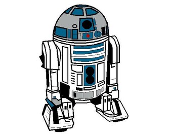Star Wars embroidery design R2-D2 R2D2 machine Instant Download
