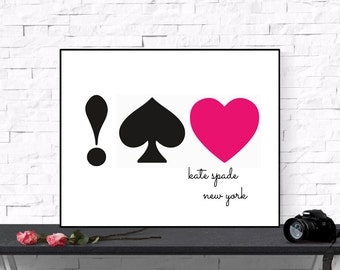 Kate Spade Wall Decor kate spade inspired | etsy Kate Spade Wall Decor kate spade inspired | etsy
