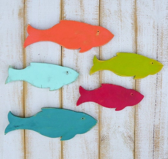 Wooden Fish Wooden Fish Decor Wood Fish Wall Art by CrazyGoodWood
