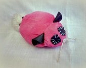 Catnip Cat mouse toy Suzy the Pink Mouse Handmade