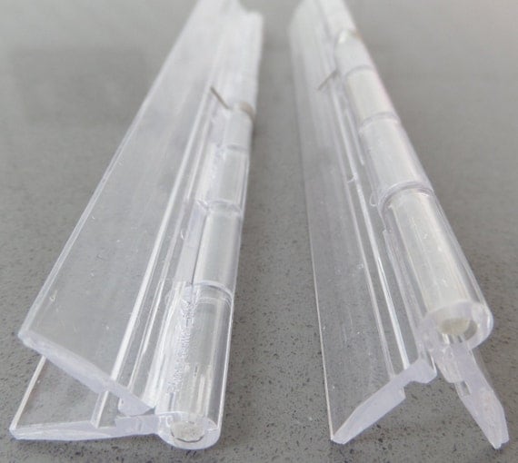 Clear Acrylic Plastic Piano Continuous Hinges by CaterpillarRed