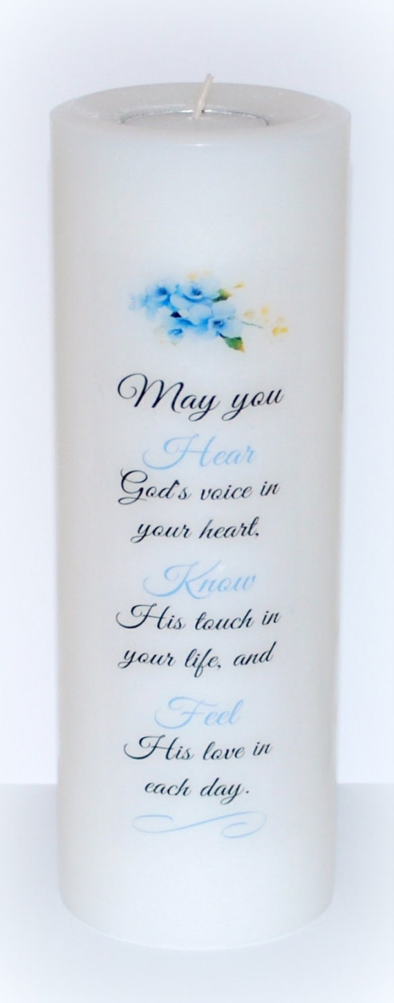 Prayer Candles christian candles spiritual by DesignsbyDMCandles