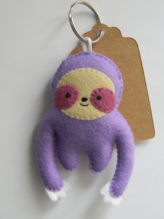 ty sloth keychain