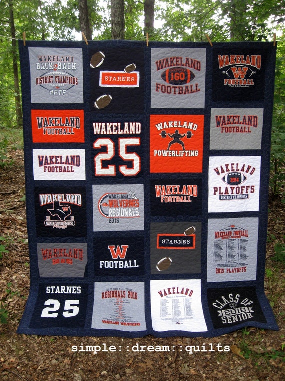 graduation gift quilt college dorm quilt memory quilt