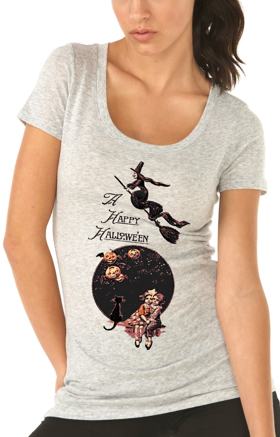 burning witch t shirt