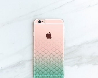 Mermaid iPhone Case Scales iPhone 6s, 6, Plus, Gift For Her, iPhone 7, Plus Case Mermaid Phone Cases