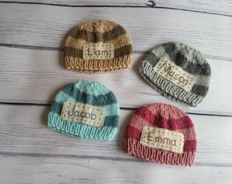 Personalized newborn hat,newborn hat,newborn coming home hat,newborn name hat,monogram newborn hat,personalized baby gifts,newborn props