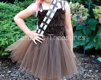 Chewbacca Tutu Dress Costume ~ Size 2T to Size 6/7