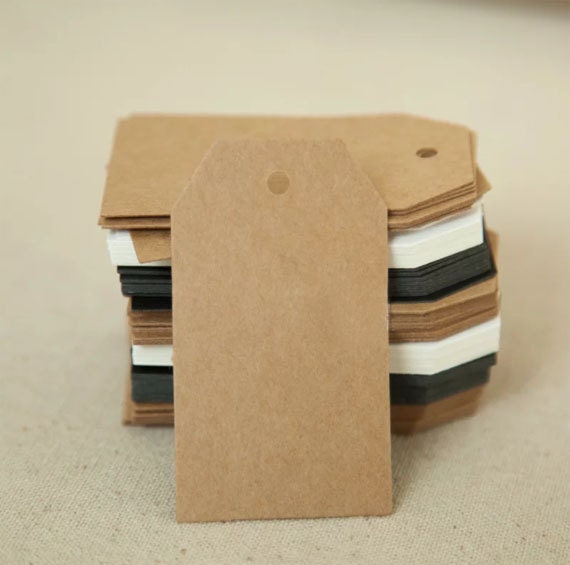 Kraft Paper Tags 50pcs Kraft Tags Price Tags Hang Tags Gift