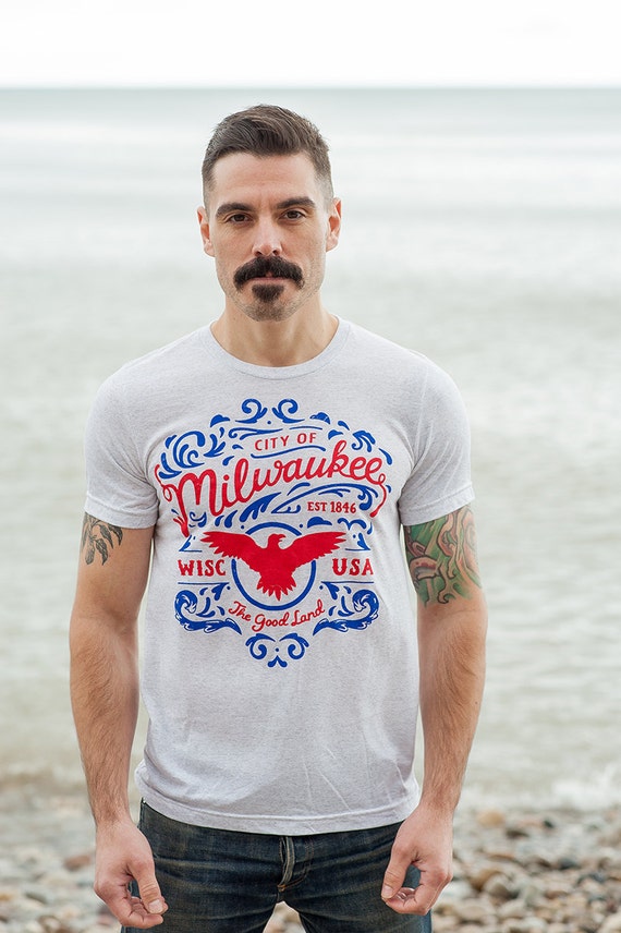 Limited Edition The Good Land Milwaukee TShirt in White.