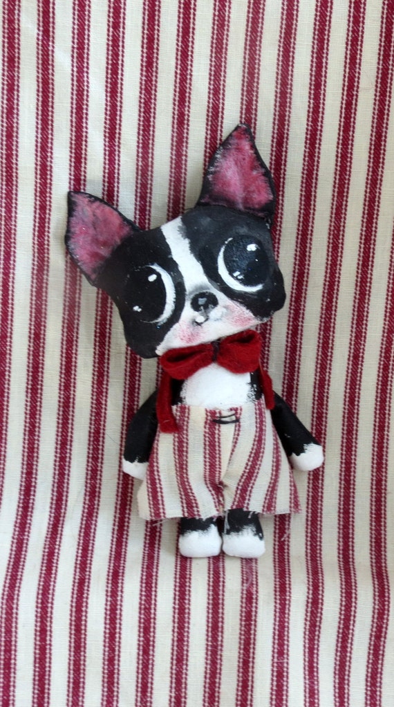 boston terrier doll