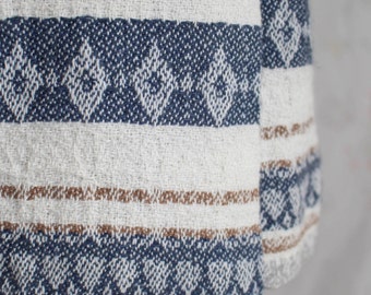 Vintage 90s Woven Skirt, 1990s Ethnic Skirt, Wrap Skirt, Ikat, Boho, Free People