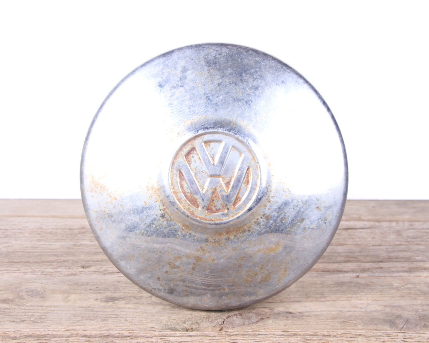 Vintage VW Hubcap / Rusted VW Bug Hubcaps / Old Volkswagen