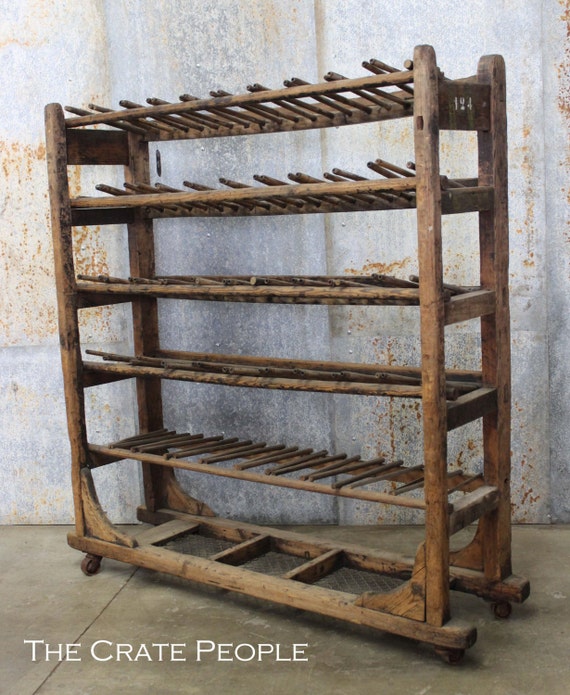 Vintage European Shoe Rack Wooden Shoe Racks in by FoundInAttic