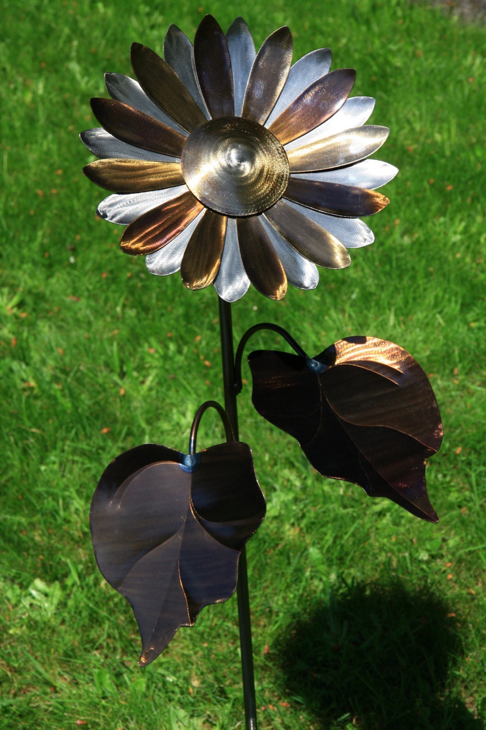 Metal Sunflower Sculpture by Davisbrothers on Etsy