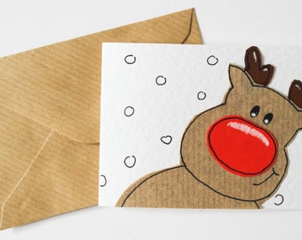 Résultat de recherche d'images pour "reindeer christmas card"