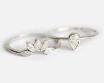 Unique engagement rings and wedding bands