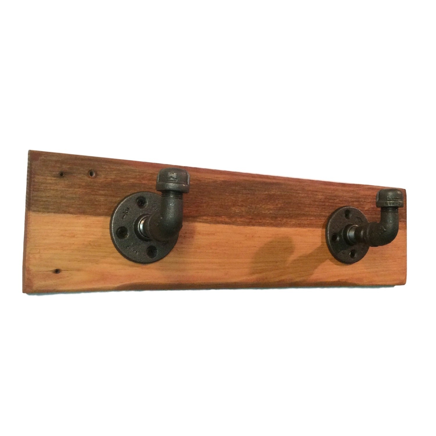 Coat Rack Iron Pipe and Reclaimed Wood Industrial Coat Rack