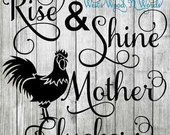 Download Mother cluckers sign | Etsy