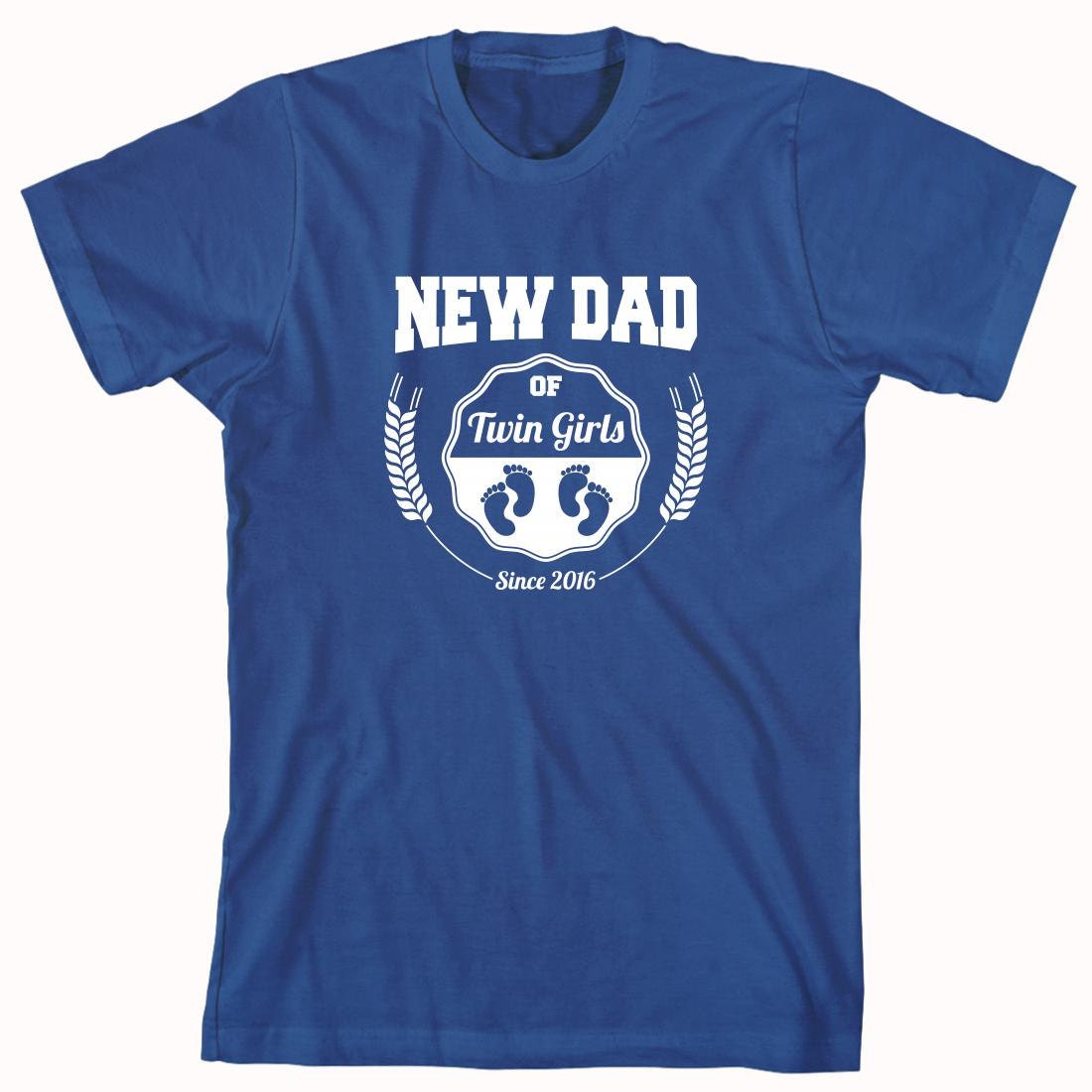 New Dad of Twin Girls Since 2016 Shirt daddy fathers day