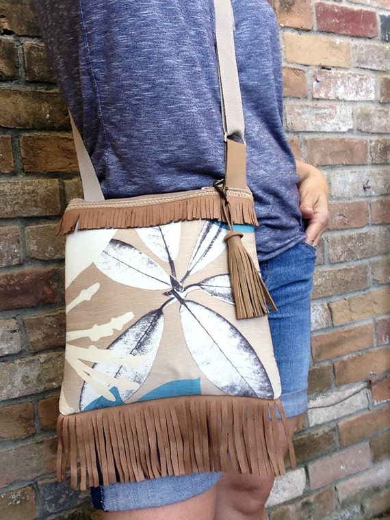 small fringe crossbody bag