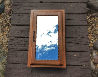 Unique Hand Made Medicine Cabinet Reclaimed Wood - Custom Made Medicine Cabinet with Finished Interior