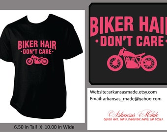 bike hair dont care shirt