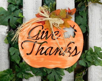 Give thanks sign | Etsy