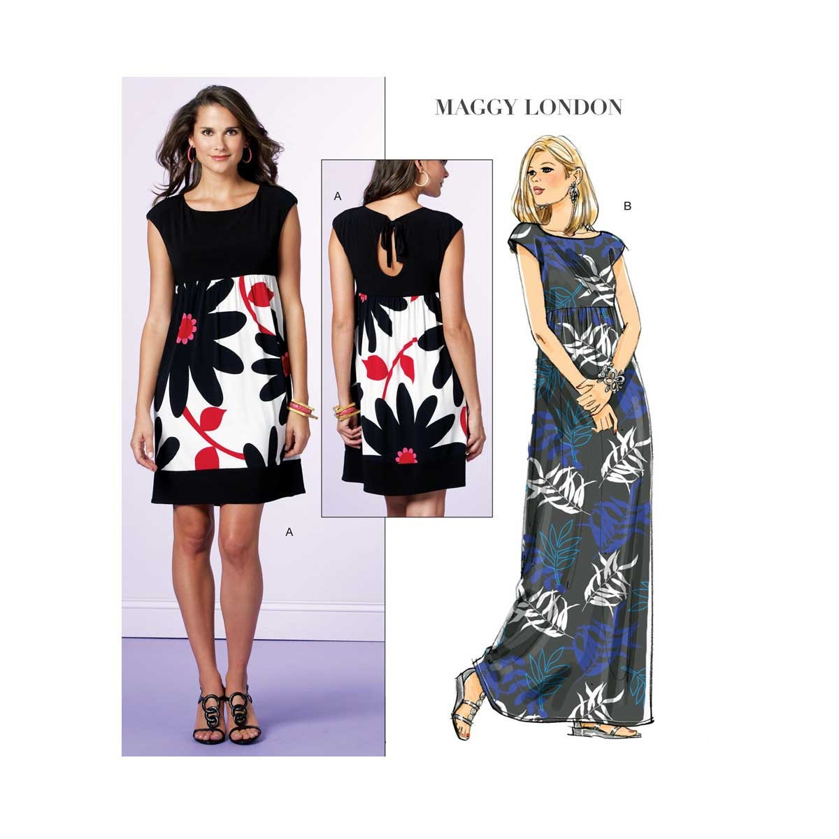 BackKeyhole Dresses Sewing Pattern Maggy London Above Knee