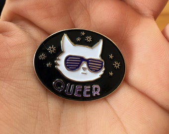 Queer Cat Pin