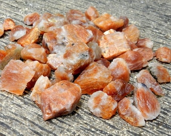 5 pcs Rough Sunstone By 5 Piece - (RK32B7-01)