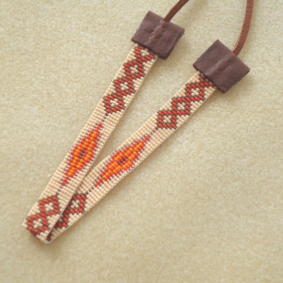 Beaded choker seed bead choker Native American inspired
