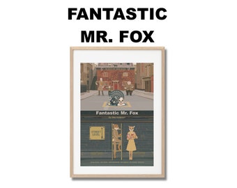 Fantastic Mr. Fox Movie Print - Poster Wes Anderson A3