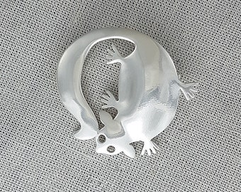 Sugar Glider brooch in sterling silver