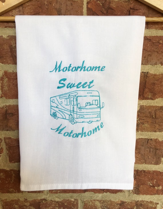 Motorhome Gift Camper Kitchen Dish Towel RV Towels