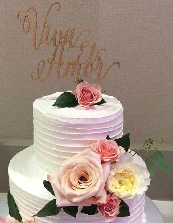 Viva El Amor cake  topper  Wedding  Cake  Topper  Engagement 