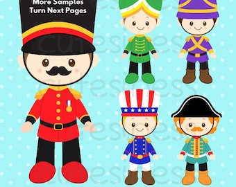 Nutcracker Clipart, Soldier Clipart, Toy Soldier Clipart, London Clipart, Christmas Nutcracker