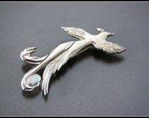 Bird Hummingbird Austrian Crystal Pin Brooch Jewelry - BJ-74 - BJ...