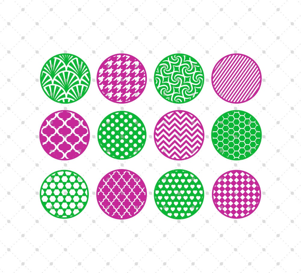 Download Patterned Circle SVG Cut Files Background SVG Cut Files for