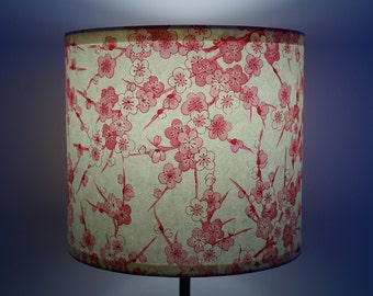 abat-jour en papier washi, sakura rose / lampshade, quality washi paper, pink sakura